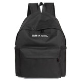 1PC Boys Girls Unisex Canvas Rucksack Backpack School Book Shoulder Bag