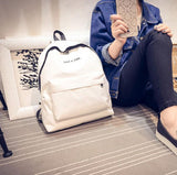 1PC Boys Girls Unisex Canvas Rucksack Backpack School Book Shoulder Bag