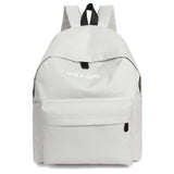 1PC Boys Girls Unisex Canvas Rucksack Backpack School Book Shoulder Bag