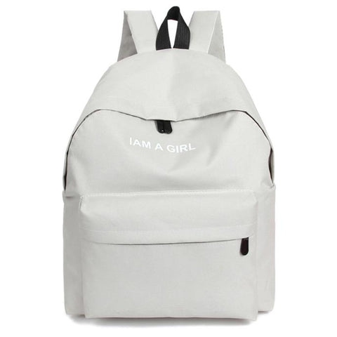 1PC Boys Girls Unisex Canvas Rucksack Backpack School Book Shoulder Bag