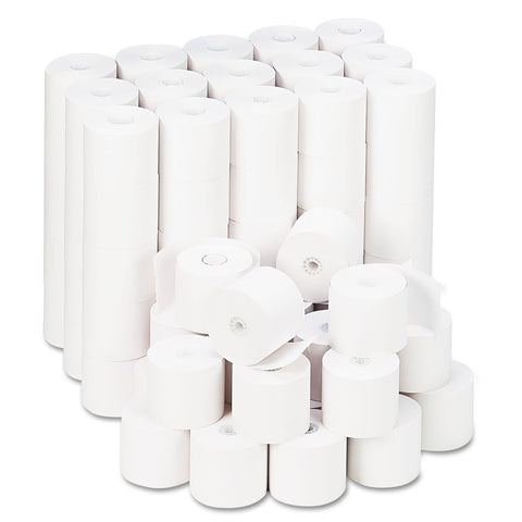 Adding Machine/calculator Roll, 16 Lb, 1/2" Core, 2-1/4" X 165 Ft, White, 100/ct
