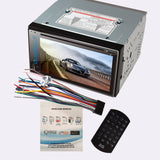 Shipping from USA7.0 HD 2DIN Car Bluetooth Touchscreen CD DVD Player Stereo MP3 AUX FM Radio USB SD