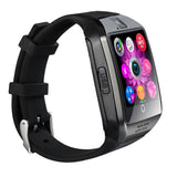 Bluetooth Smart Watch Curved surface Camera Support SIM Card For Smartphone