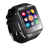 Bluetooth Smart Watch Curved surface Camera Support SIM Card For Smartphone