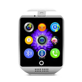 Bluetooth Smart Watch Curved surface Camera Support SIM Card For Smartphone