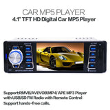 Shipping from USAIn Dash Car MP5 Player USB/TF MP3 Stereo Audio Receiver Bluetooth FM Radio