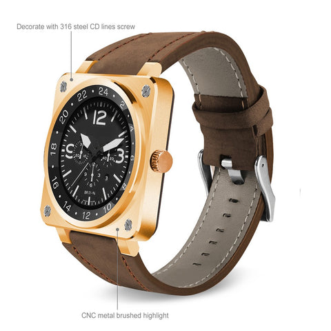 US18 Bluetooth NFC Wireless HD Heart Rate Smart Watch For Android IOS