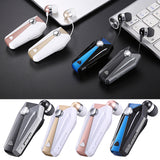 Wireless Retractable In-Ear Stereo Bluetooth Headset Earphone Headphone Earbuds For iPhone For Samsung