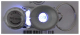 2.5" Tiny Folding 30X Illuminated Microscope With Key Chain Has LED And UV Lights