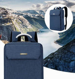Simple Style Laptop Backpack Business Backpack Travel Bag for Man Blue
