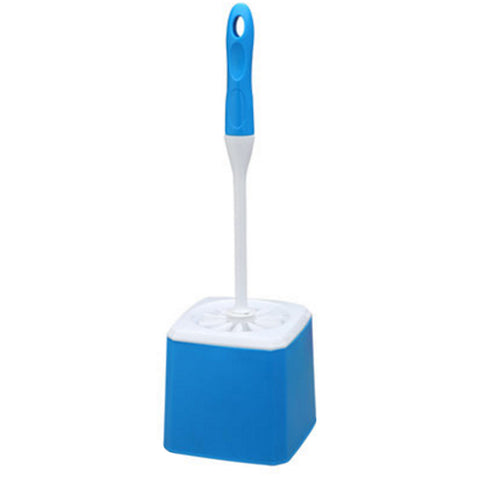 Creative Toilet Brush & Holder Set Toilet/Bathroom Cleaning Accessory, Blue