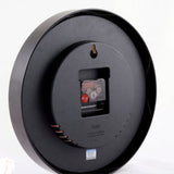 10-inch Silent fashion Art Pastoral Round Wall Clock,BLACK (NO.342)