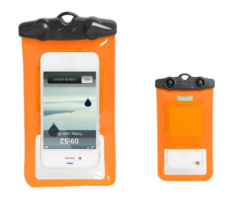 "5.9""*3.5""ORANGE Waterproof Underwater Swimming Diving Dry Bag Pouch"