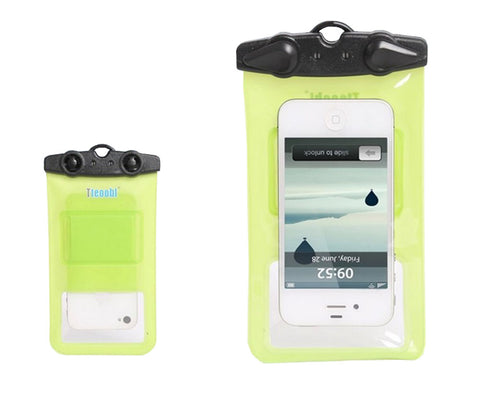 "5.9""*3.5""GREEN Waterproof Underwater Swimming Diving Dry Bag Pouch"