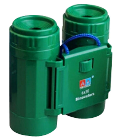 Children High Definition Telescope Binocular Portable Scientific Toys Army green