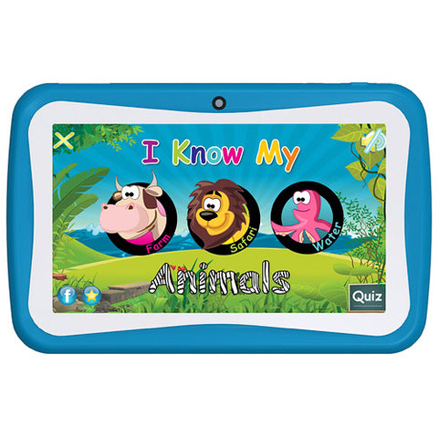 7" Android Dual Core Kids Tablet Blue
