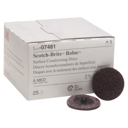 2" Medium Scotch Brite Roloc Surface Conditioning Discs