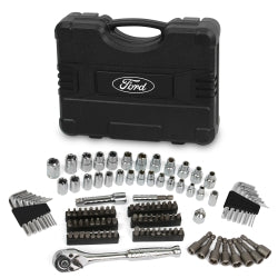 110 Pc 1/4" & 3/8" Socket Set