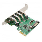 Syba PCI-Express 2.0 x1 USB 3.0 4-Port Card with Low Profile Bracket