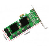 8-Port SATA III 6G PCI-E 2.0 x1 Card