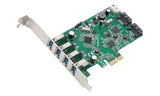 Syba 4 Port USB 3.0 & 2 Port SATA III PCI-e 2.0 x1 Card