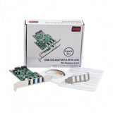 Syba 4 Port USB 3.0 & 2 Port SATA III PCI-e 2.0 x1 Card