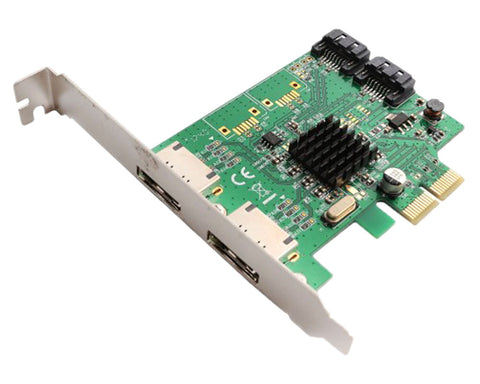 IOCrest 2 Port SATA III 2 Port eSATA III PCI-e 2.0 x2 Card