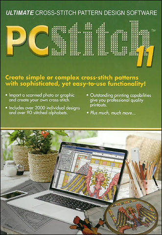 PC Stitch Pro Cross Stitch Software Version 11-