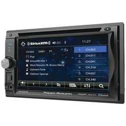 Power Acoustik 6.2" Incite Double-din In-dash Detachable Lcd Touchscreen Dvd Receiver With Bluetooth (siriusxm Ready)