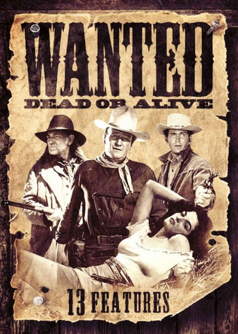 13 WESTERNS-WANTED DEAD OR ALIVE (DVD) (2 DVD SLIMLINE)!NLA