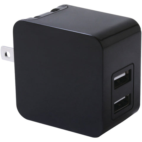 iwerkz(R) 44563 3.4-Amp Dual-Port USB Wall Charger (Black)