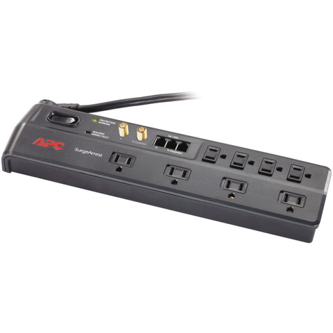 APC(R) P8VT3 8-Outlet Essential SurgeArrest(R) Surge Protector (Telephone & Coaxial Protection)