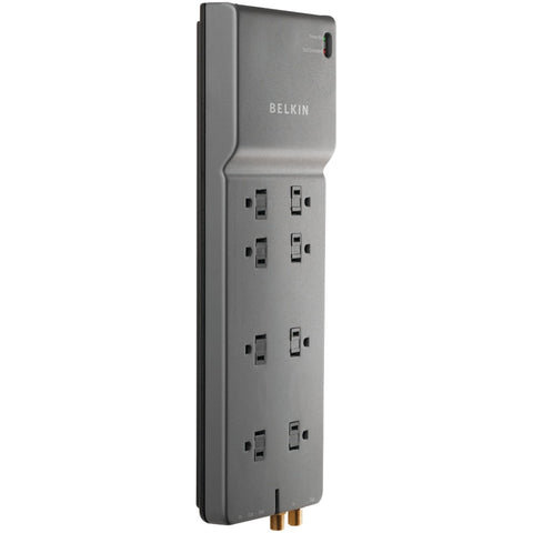 Belkin(R) BE108230-12 Home/Office Surge Protector (8-Outlet; Coaxial Protection & Extended Cord)