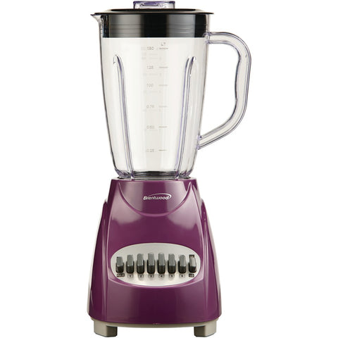 Brentwood Appliances JB-220PR 12-Speed Blender with Plastic Jar (Purple)