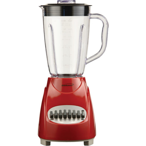 Brentwood Appliances JB-220R 12-Speed Blender with Plastic Jar (Red)