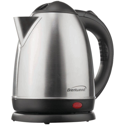 Brentwood Appliances KT-1780 1.5-Liter Stainless Steel Electric Cordless Tea Kettle (Brushed stainless steel)