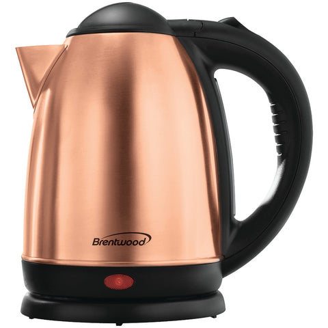 Brentwood Appliances KT-1790RG Electric Stainless Steel Kettle (1.7 Liter)