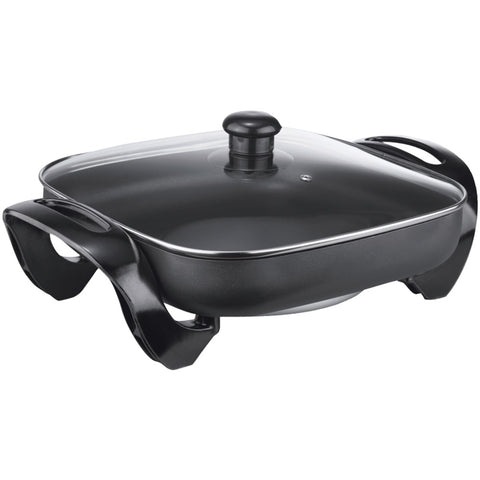 Brentwood Appliances SK-65 Electric Skillet with Glass Lid (1,300W; 12")