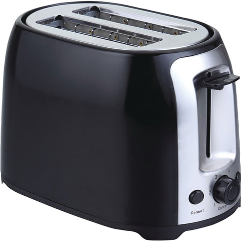 Brentwood Appliances TS-292B 2-Slice Cool Touch Toaster (Black & Stainless Steel)