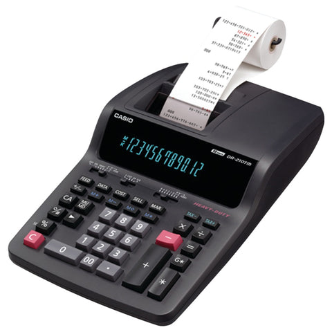 CASIO(R) DR210TM Heavy-Duty Printing Calculator