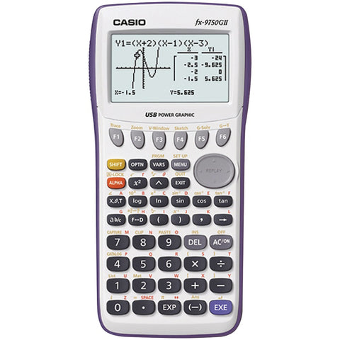 CASIO(R) FX9750GII-WE Graphing Calculator