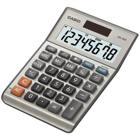 CASIO(R) MS80SSIH Solar Desktop Calculator with 8-Digit Display