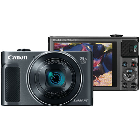 Canon(R) 1072C001 20.2-Megapixel PowerShot(R) SX620 Digital Camera (Black)