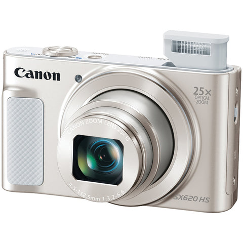 Canon(R) 1074C001 20.2-Megapixel PowerShot(R) SX620 HS Digital Camera (Silver)