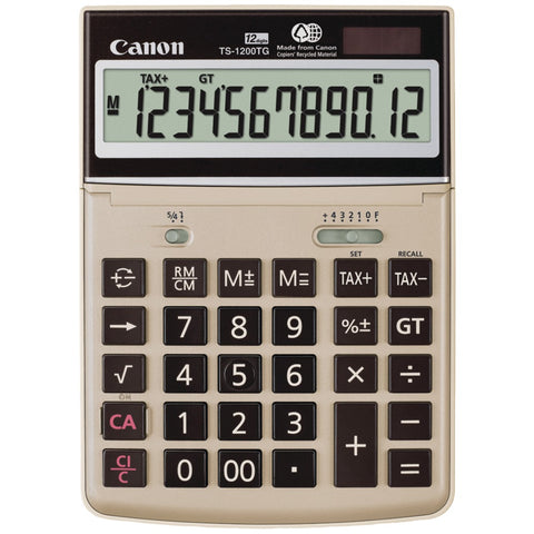 Canon(R) TS-1200TG 12-Digit Desktop Calculator