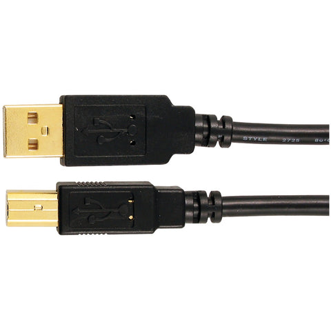 Axis(TM) 12-0080 (MP-007/PT/BL A-Male to B-Male USB 2.0 Cable (6ft)