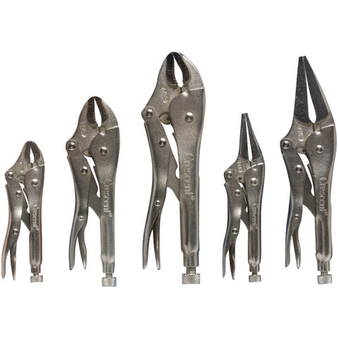 Crescent(R) CLP5SET 5-Piece Locking Pliers Set