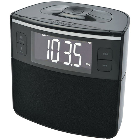 SYLVANIA(R) SCR1986BT-AS Bluetooth(R) Clock Radio with Auto-Set Dual Alarm Clock & USB Charging