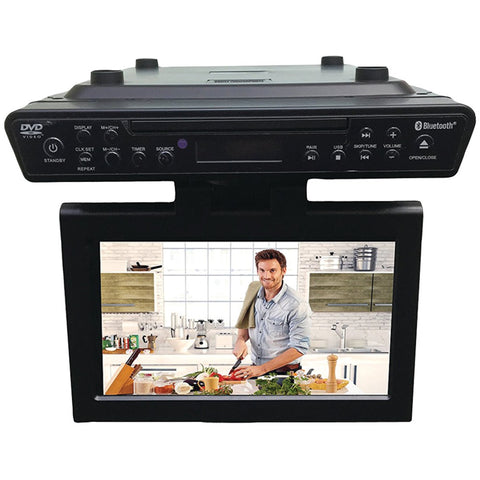 SYLVANIA(R) SKCR2706BT 10.2" Under-Counter Bluetooth(R) Kitchen TV with Built-in DVD Player & HDMI(R)