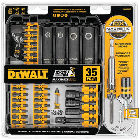 DEWALT(R) DWA2T35IR 35-Piece Impact Ready(R) Screwdriver Set
